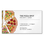 Pizza Winkel Magnetisch Visitekaartje (Voorkant)