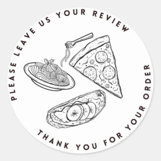 Pizza Winkel Verlaat Review Dank je Stickers