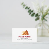 Pizza Winkel Visitekaartje (Staand voorkant)