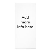 PIZZA Winkeldeur Hanger Brochure Flyer Hanger Reclamekaart (Achterkant)