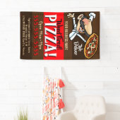 Pizza Winkelen Italiaanse promotiebanner  Spandoek (Insitu)