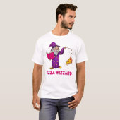 Pizza wizzard t-shirt (Voorkant volledig)