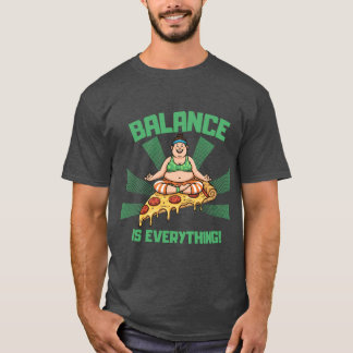 Pizza Yoga Balance Is Everything Funny boy T-shirt