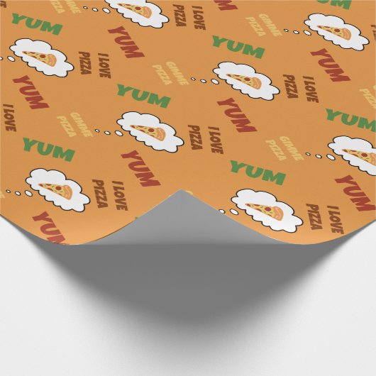 Pizza Yum Cadeaupapier (Hoek)