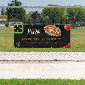 Pizza zaak aangepaste banner (Insitu)