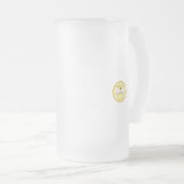 Pizza Zebra Cute Kinder Cartoon Matglas Bierpul (Voorkant rechts)