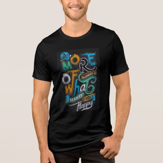 Pizza zwart T-shirt (Voorkant)