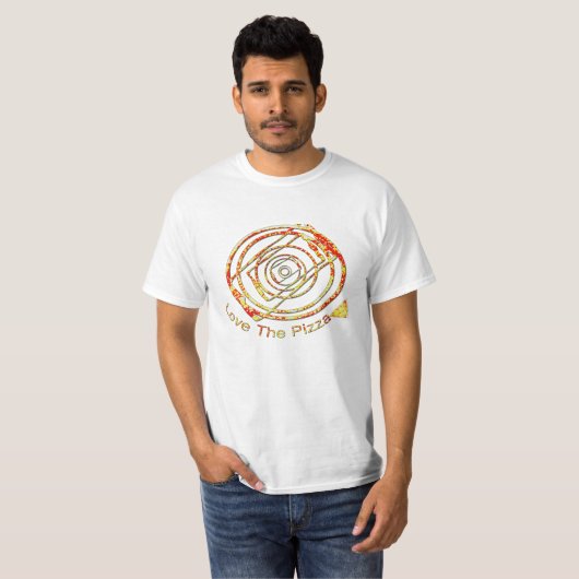 pizzabakker t-shirt (Voorkant volledig)