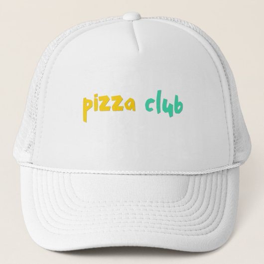 pizzaclub trucker pet (Voorkant)