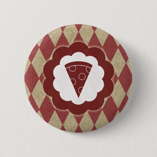 pizzadiamanten ronde button 5,7 cm (Voorkant)