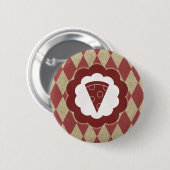pizzadiamanten ronde button 5,7 cm (Voorkant /achterkant)