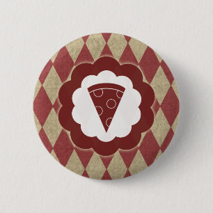 pizzadiamanten ronde button 5,7 cm