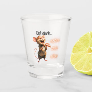 Pizzadiet Muis Ontwerp Met Humor Shot Glas