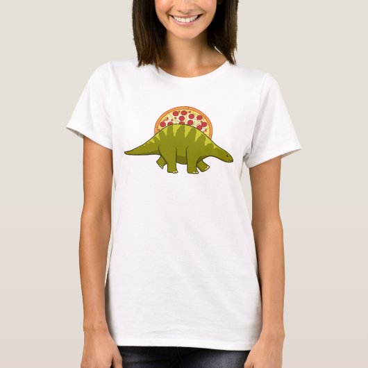Pizzadinosauriër T-shirt (Voorkant)