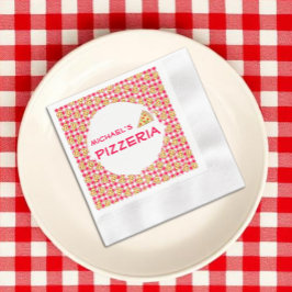 Pizzafeest Kinderverjaardag Servet