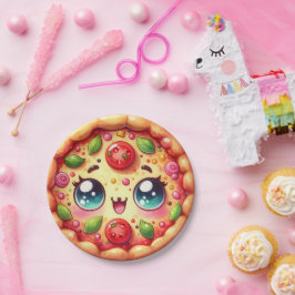 Pizzafeest Papieren Bordje