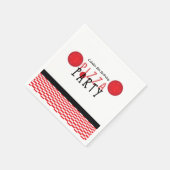 Pizzafeest Pepperoni Aangepaste Verjaardagsfeest S Servet (Hoek)