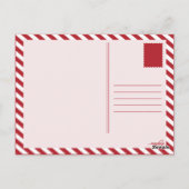 pizzafeestje bokeh briefkaart (Achterkant)