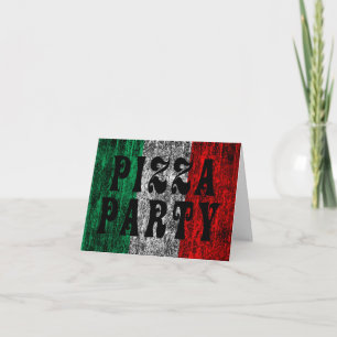 pizzafeestje ( italiaanse vlag )