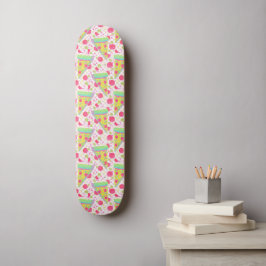 pizzafeestje van 90 s persoonlijk skateboard