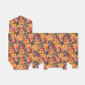 pizzagesneden feestjes bedankdoosjes (Uitgevouwen)