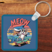 Pizzahaai Sleutelhanger (Achterkant)