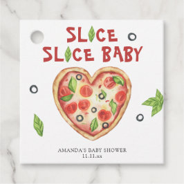 pizzahart waterverf baby shower bedankjes labels