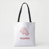Pizzaholic Boodschappentas Tote Bag (Voorkant)