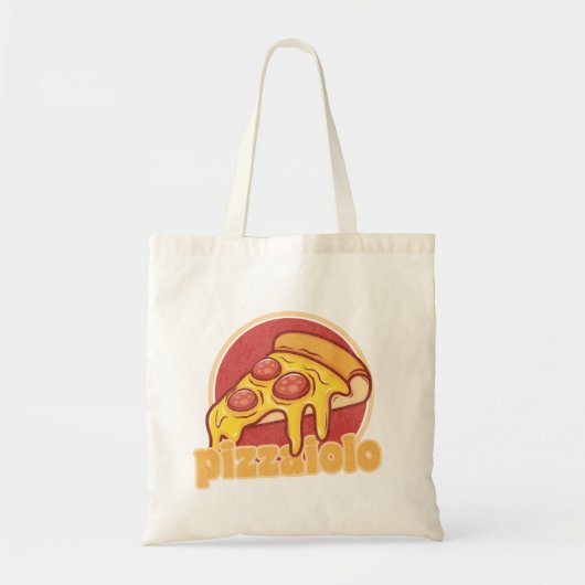 pizzaiolo grappige pizzamaker cadeautaart illustra tote bag (Voorkant)