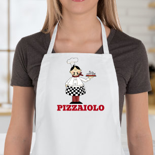 Pizzaiolo Italiaanse Pizza Chef Lang Schort