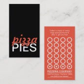 pizzakaart klantenkaartje (Voorkant / Achterkant)