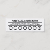 pizzakaart klantenkaartje (Achterkant)