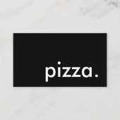 pizzakaart met loyaliteitsstempels klantenkaartje (Voorkant)