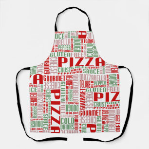 pizzakjeChat Adult Apron Schort