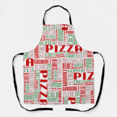 pizzakjeChat Adult Schort (Voorkant)