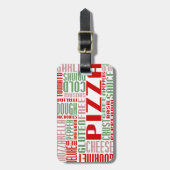 pizzakjeChat Bagagelabel (Voorkant verticaal)