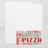 pizzakjeChat Briefpapier (Voorkant / Achterkant)
