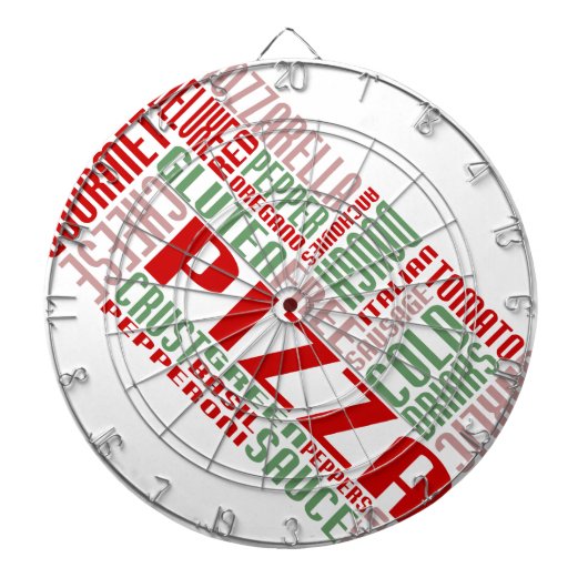 pizzakjeChat Dartbord (Voorkant)