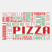 pizzakjeChat Rechthoekige Sticker (Voorkant)