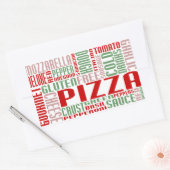 pizzakjeChat Rechthoekige Sticker (Envelop)