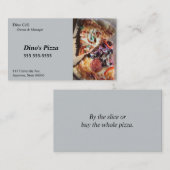pizzakjes visitekaartje (Voorkant / Achterkant)