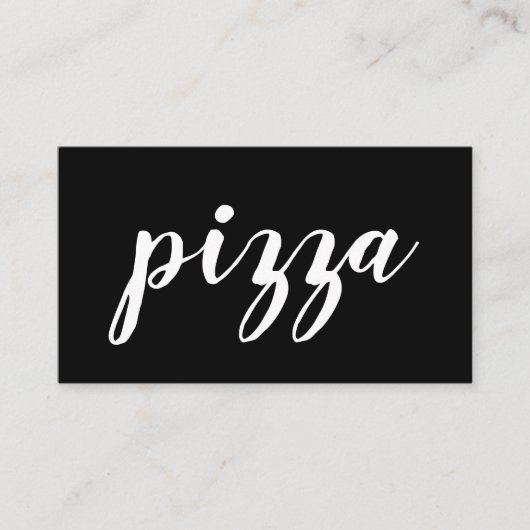 pizzakoestekaart klantenkaartje (Voorkant)