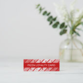 pizzakoestekaart (retrograde) klantenkaartje (Staand voorkant)