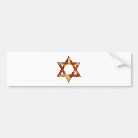 pizzakster van david bumpersticker (Voorkant)