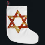 pizzakster van david stocking kleine kerstsok<br><div class="desc">"pizzakster van david ",  interreligieus ,  "interreligieuze" ster van david""happy hanukkah""chanukah jewish"Hanukkah,  channukah,  chanukah,  chanukkah,  chanukkah,  hannuka</div>