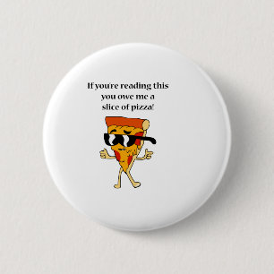 pizzaliefde ronde button 5,7 cm