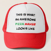 pizzamaker, geweldige trucker pet (Voorkant)