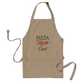 PIZZAMaster Chef Standaard Schort (Voorkant)