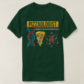 Pizzaoloog deed het in de diepgaande studie van Pi T-shirt (Design voorkant)