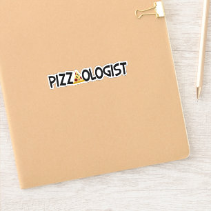 Pizzaoloog - Funny Pizza Sticker